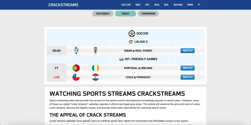 NBA Streams CrackStreams