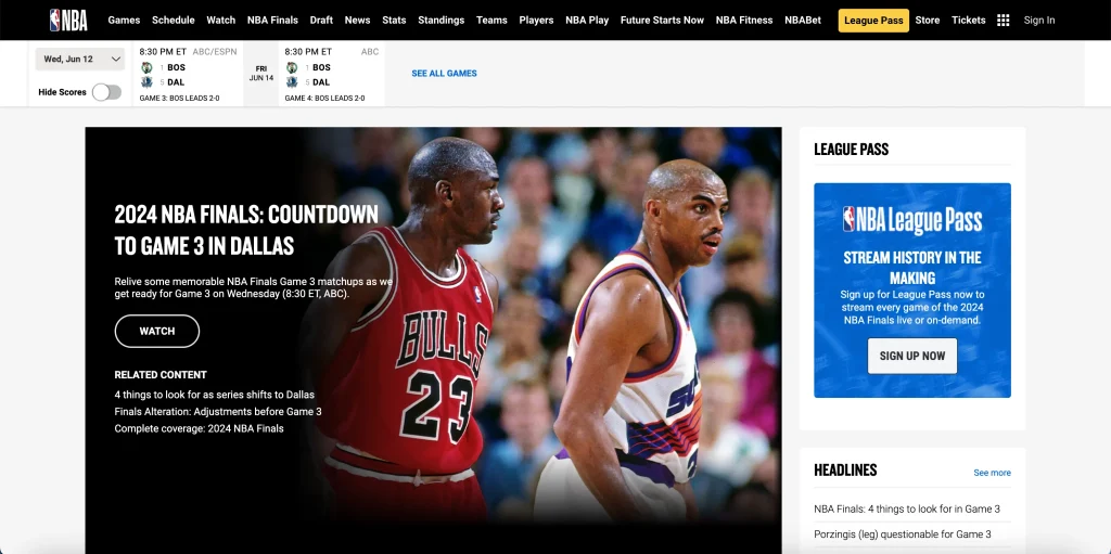 NBA Streams NBA Dot Com