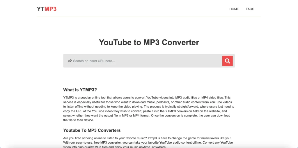 YTMP3 Converter